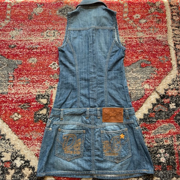 Vintage d&g denim dress - Picture 4 of 6